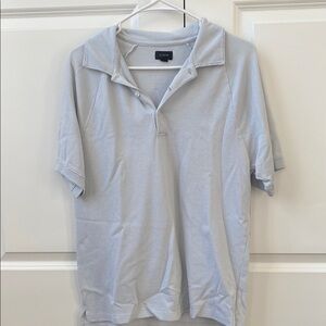 J. Crew Men's Light Blue Polo Shirt